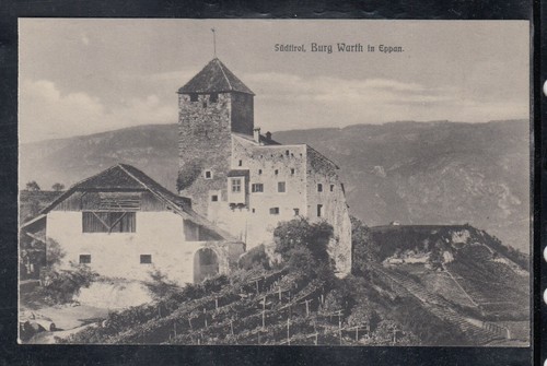Cartolina sudtirol burg warth - burg,