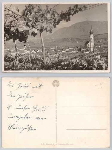Cartolina chiesa rppc san - rppc,