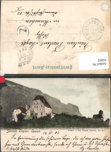 95892 schloss englar - englar, eppan
